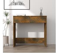 vidaXL Bureau Chêne fumé – 80x40x75 cm, bois d'ingénierie, 815474