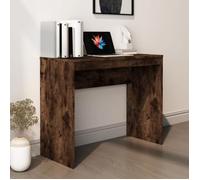 vidaXL Bureau 815303 – Chêne fumé 90x40x72 cm – Bois d'ingénierie