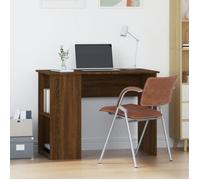 vidaXL Bureau 823031 chêne marron 100x55x75 cm en bois d'ingénierie
