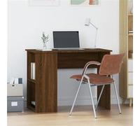 vidaXL Bureau chêne marron 100x55x75 cm bois d'ingénierie 823031