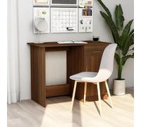 815422 vidaXL Bureau Chêne marron 100x50x76 cm Bois d'ingénierie