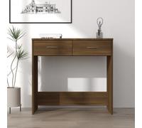 vidaXL Bureau Chêne marron 80x40x75 cm Bois d'ingénierie