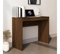 vidaXL Bureau Chêne marron 90x40x72 cm Bois d'ingénierie chêne marron G