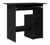 vidaXL Bureau chêne noir 80x45x74 cm bois d'ingénierie, bureau d'écriture, bureau d'ordinateur, bureau à domicile, bureau d'étude, bureau de travail
