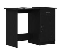 vidaXL Bureau Chêne Noir Bois d'ingénierie 100 x 50 x 76 cm | look stylé et minimal, parfait pour écrire, étudier et lire, fait en bois d'ingénierie pour durer longtemps