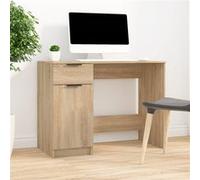 vidaXL Bureau informatique Chêne Sonoma 100x50x75 cm Bois d'ingénierie 811496