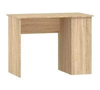 vidaXL Bureau chêne Sonoma 100x55x75 cm Bois d'ingénierie, Bureau d'ordinateur, Bureau Debout, Table d'écriture, Bureau d'étude