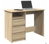 vidaXL Bureau chêne sonoma 102x50x75 cm bois d'ingénierie