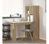 vidaXL Bureau Chêne sonoma 122 x 67 x 145 cm Bois d'ingénierie 3337259