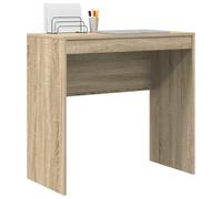 vidaXL Bureau Chêne Sonoma 80 x 40 x 76 cm | Look moderne avec une finition élégante, parfait pour un espace de travail stylé,