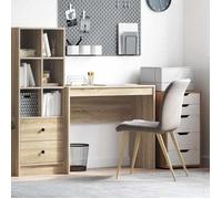 vidaXL Bureau chêne sonoma 90 x 40 x 76 cm - Bois d'ingénierie, design épuré