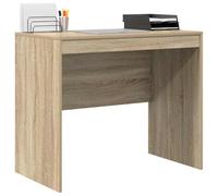 vidaXL Bureau Chêne Sonoma 90 x 50 x 76 cm | Look simple et moderne avec des lignes épurées et une finition en chêne Sonoma qui déchire ,