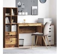 vidaXL Bureau Bois Ancien 90 x 40 x 76 cm, Bureau Compact, Style Moderne, Espace de Travail Ergonomique, Table d'écriture Pratique, Meuble Durable pour Petits espaces