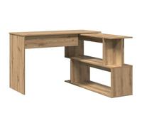 vidaXL Bureau d'angle chêne artisanal – Bois d'ingénierie 200,5 x 50 x 76 cm