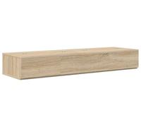 vidaXL Bureau d'angle Sonoma, chêne, 110 x 40 x 19,5 cm, panneau de particules