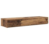 vidaXL Bureau d'appoint en bois massif, 152 x 40 x 19,5 cm, fabriqué en bois composite