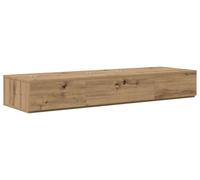 vidaXL Bureau d'atelier, bois imitation chêne artisanal, 152 x 40 x 19,5 cm, panneau de particules