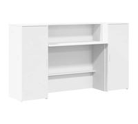 VIDAXL Bureau de réception - Blanc