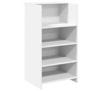vidaXL Bureau de réception Blanc 55x50x103,5 cm Bois d'ingénierie