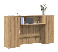 VidaXL Bureau de réception - Chêne artisanal