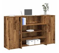 vidaXL Bureau de réception - Vieux bois