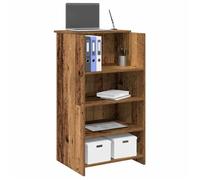 vidaXL Bureau de réception Vieux Bois – Bois d'ingénierie 55×50×103,5 cm