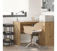 Vidaxl Bureau D'écriture Chêne Artisanal Panneau De Particules Moyenne