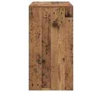 Vidaxl Bureau D'écriture Rustique Finition Vieux Bois Bois 80 X 40 X 76 Cm