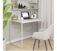 vidaXL Bureau d'Ordinateur - Blanc