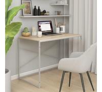 vidaXL Bureau d'ordinateur - Blanc
