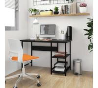 vidaXL Bureau d'ordinateur - Noir