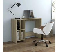 vidaXL Bureau d'ordinateur portable - Chêne sonoma