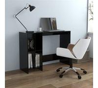 VidaXL Bureau d'Ordinateur - Noir