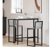 vidaXL table Gris Sonoma 100 x 40 x 100,5 cm