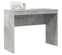 vidaXL Bureau 100 x 40 x 76 cm Gris béton en bois d'ingénierie - Design épuré