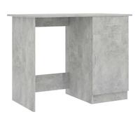 vidaXL Bureau Gris béton 100 x 50 x 76 cm Aggloméré