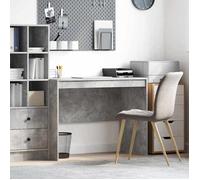 vidaXL Bureau Gris béton 100 x 50 x 76 cm, Bureau Compact, Style Moderne, Espace de Travail Ergonomique, Table d'écriture Pratique, Meuble Durable pour Petits espaces