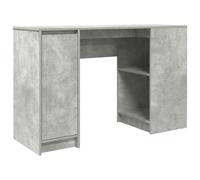 vidaXL Bureau Gris béton 120x42x76 cm Bois d'ingénierie Gris G