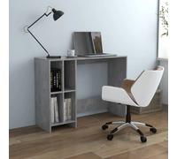 VidaXL Bureau - Gris béton