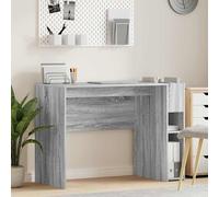 vidaXL Bureau Gris Sonoma 109 x 50 x 78 cm Bois d'ingénierie