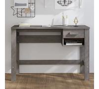 VidaXL Bureau HAMAR gris clair
