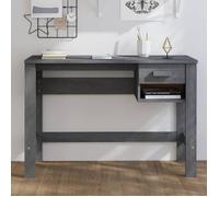 VIDAXL Bureau HAMAR - Gris foncé