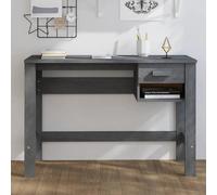 VIDAXL Bureau HAMAR - Gris foncé