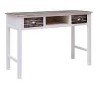 vidaXL Bureau Marron 110 x 45 x 76 cm Bois G