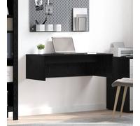 vidaXL Bureau mural Chêne noir 100 x 45 x 30 cm Bois d'ingénierie
