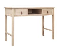 Vidaxl Bureau Naturel 110 X 45 X 76 Cm Bois