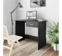 vidaXL Bureau Noir 100 x 50 x 76 cm Aggloméré