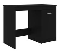 vidaXL Bureau Noir 100x50x76 cm Aggloméré