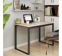 VIDAXL Bureau Noir & Chêne