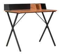 VidaXL Bureau - Noir/Marron